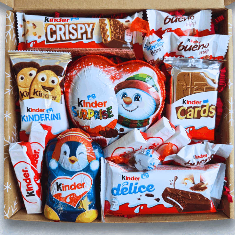 Zestaw świąteczny Kinder Snowflake – prezent dla dzieci z kultowymi słodyczami Kinder
