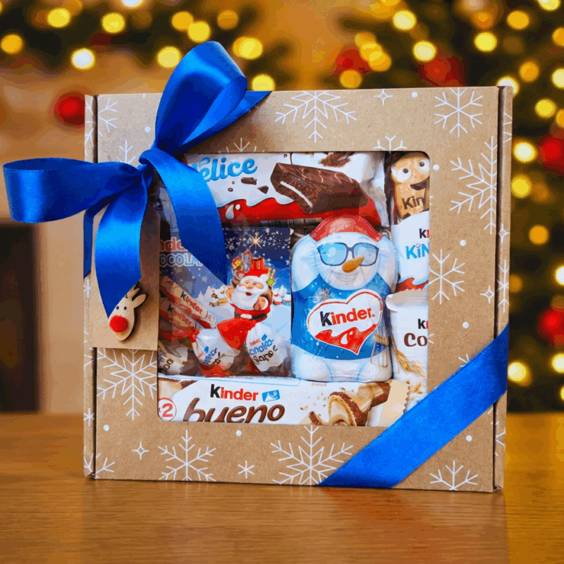 Box Świąteczny Kinder Frosty – świąteczne pudełko prezentowe