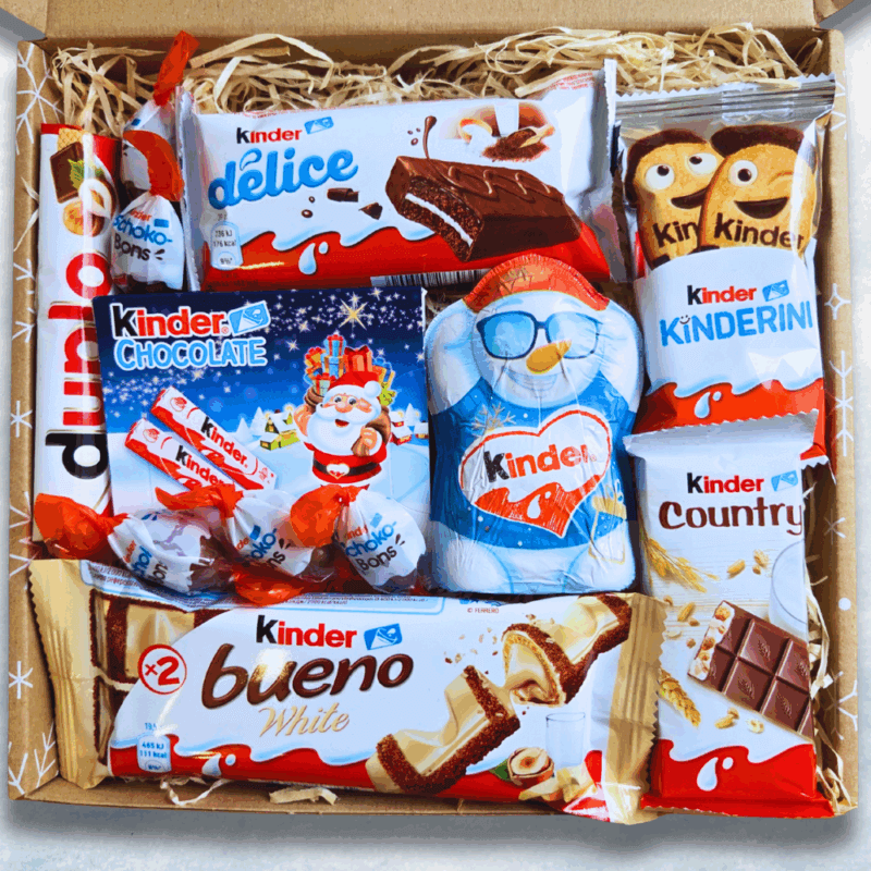 Box Świąteczny Kinder Frosty – zestaw słodyczy dla dzie