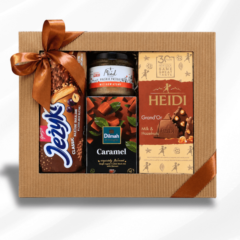 Zestaw prezentowy z herbatą i miodem Tea & Honey Box