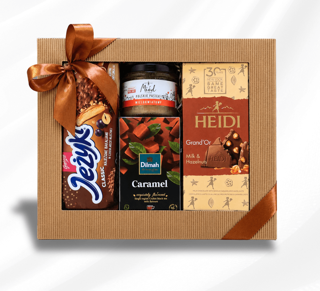 Zestaw prezentowy z herbatą i miodem Tea & Honey Box