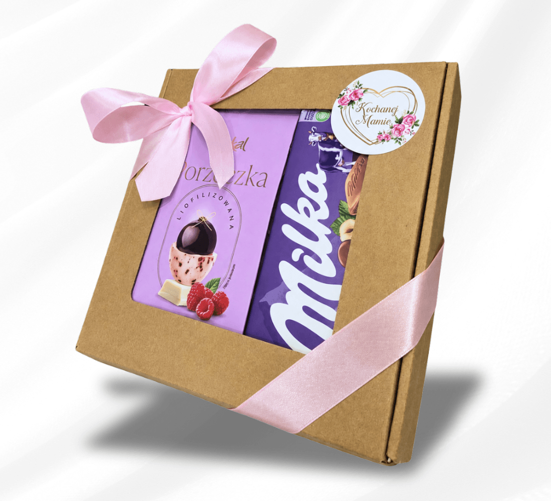 Box prezentowy Sweet Duo ze słodyczami dla mamy